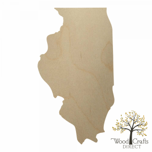 Wooden Illinois Cutout