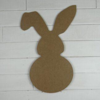 Bulk Wooden Bunny w Flop Ear Cutouts