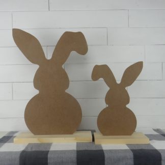 Flop Ear Bunny Blank w Stand