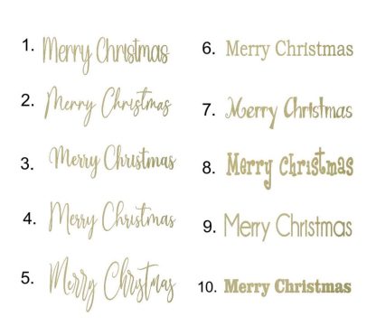 Merry Christmas Words
