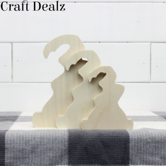Wood Freestanding Santa Hat