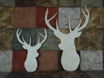Wood Buck Head Cutout