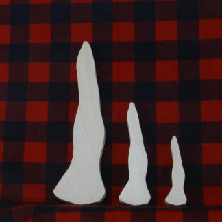 Wood carrot noses