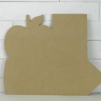 Wooden Paper, Apple, Pencil Door Hanger