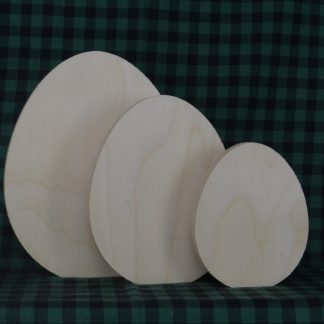 Freestanding Wooden Egg Cutouts
