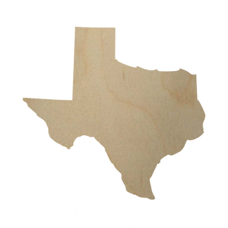 Wood Texas State Shape