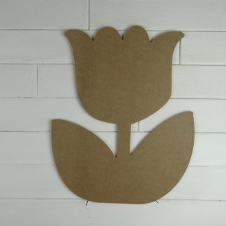 Wooden Tulip Cutout