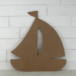 Wooden Sailboat Cutout