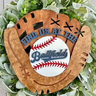 Find Us At the Ballfield Sign Kit