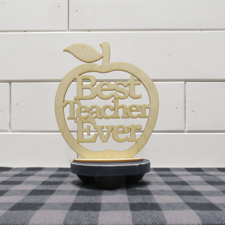 Laser Best Teacher Ever Apple