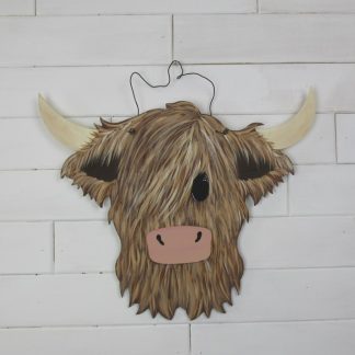 Highland Cow Door Hanger