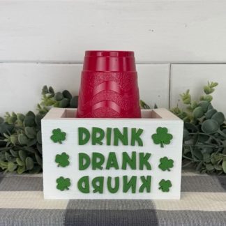 Drink Drank Drunk Words w Shamrocks