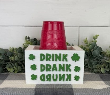 Drink Drank Drunk Words w Shamrocks