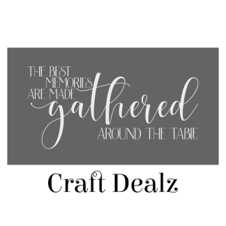 Gathered Around The Table Stencil
