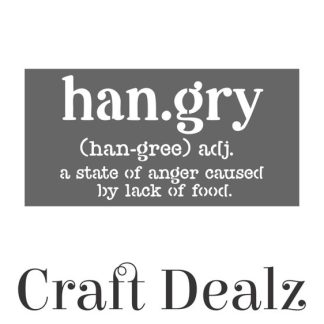 Hangry Stencil