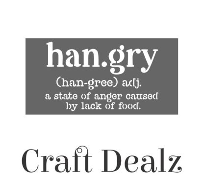 Hangry Stencil