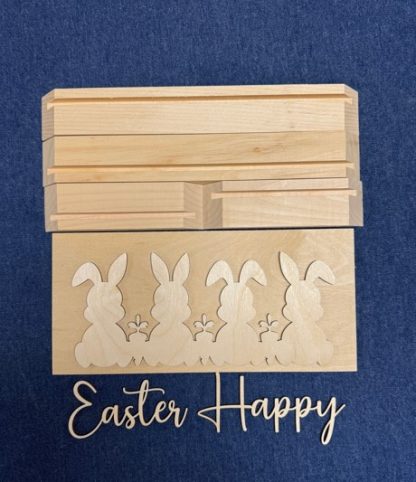 Happy Easter Bunnies Sign Kit - Image 2