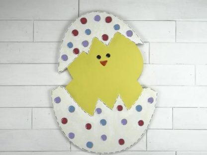 Wooden Hatching Egg Blank Door Hanger - Image 2