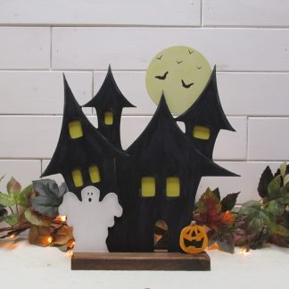 Wood Haunted House on Base
