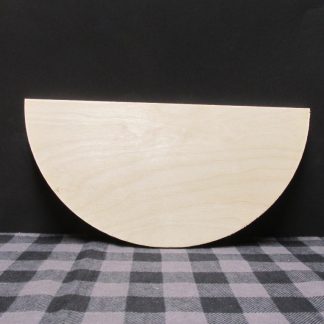 Half Round Wooden Circles
