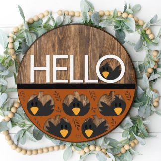 Hello with Crows Overlay