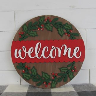 Holly Berry Welcome Overlay