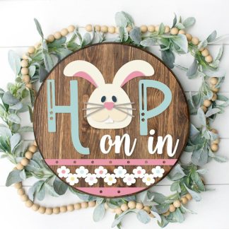 Hop On In Bunny Face Overlay
