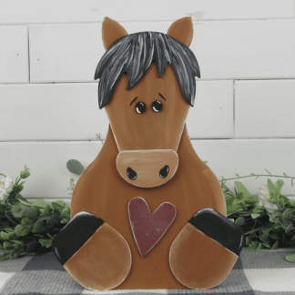 Wooden Sitting Horse