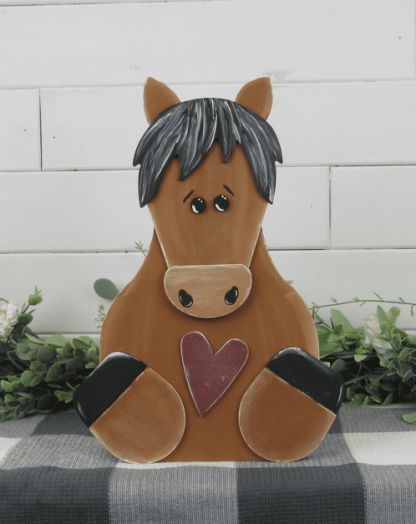 Wooden Sitting Horse