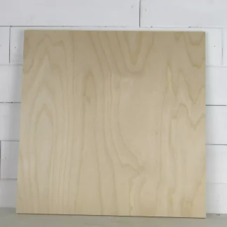 Natural Birch Wooden Square Cutouts