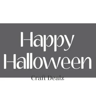 Happy Halloween Stencil #2