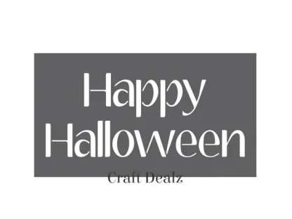 Happy Halloween Stencil #2
