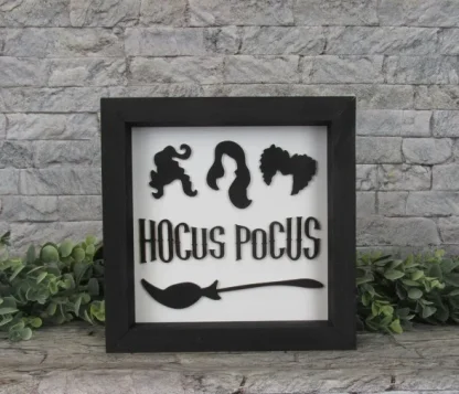 Hocus Pocus Wood Craft Sign Kit