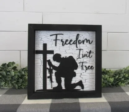 Wood Freedom Isn't Free Sign Kit