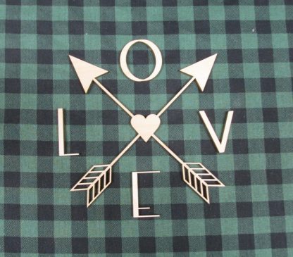Love with Arrows Cutout