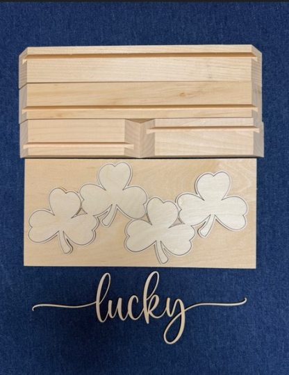 Lucky with Shamrocks Sign Kit - Image 3