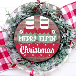 Merry Elfin Christmas Overlay