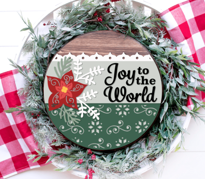 Joy to the World Overlay w Circle