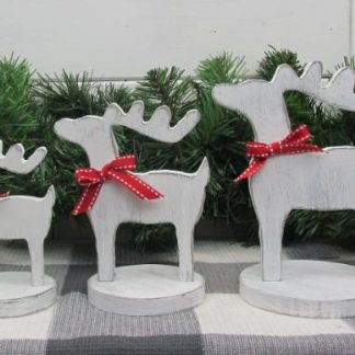 Wood Stand Alone Reindeer