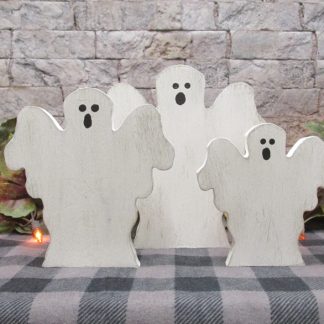 Wood Freestanding Scary Ghost